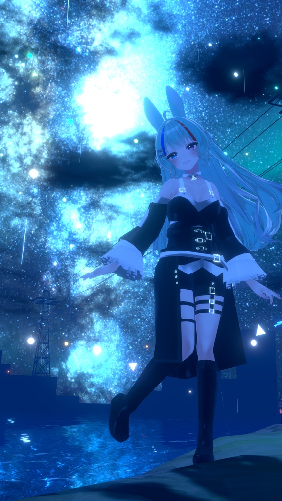 VRChatアバター向け衣装"ΣMonochrome"【35アバター対応】