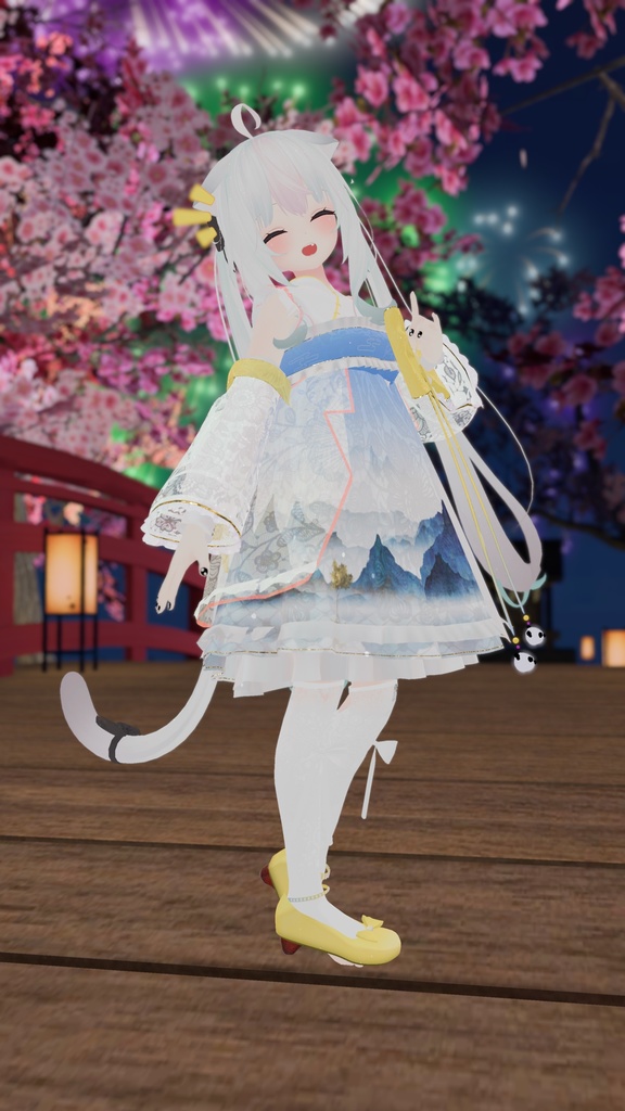 VRChat向け衣装 華裙子 【39アバター対応】