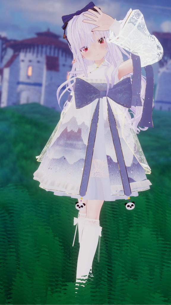 VRChat向け衣装 華裙子 【39アバター対応】