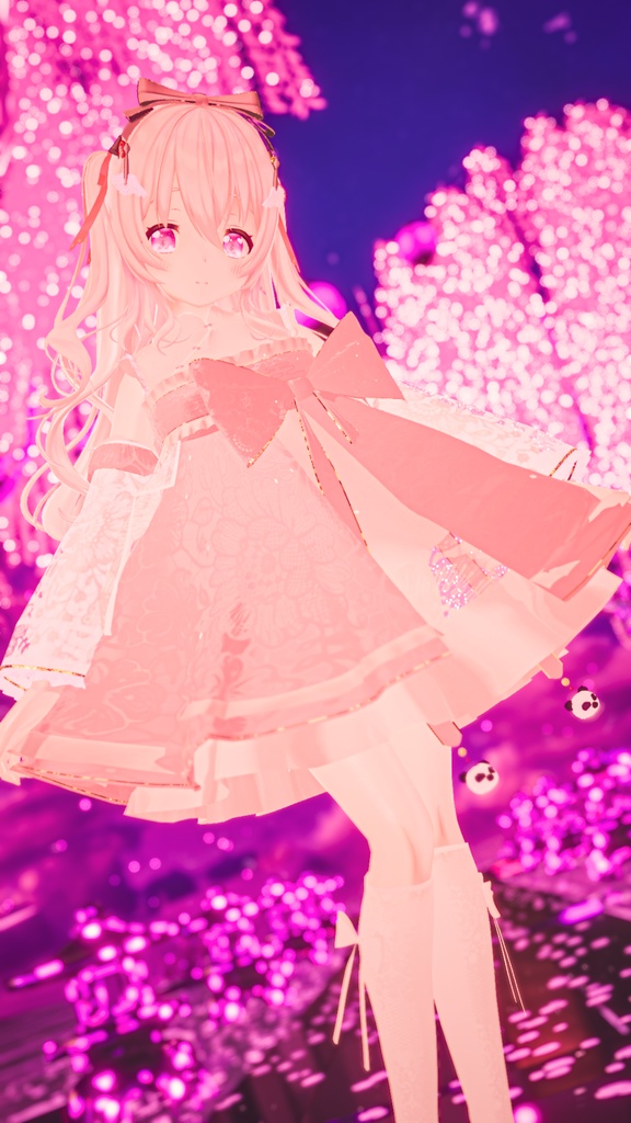 VRChat向け衣装 華裙子 【39アバター対応】