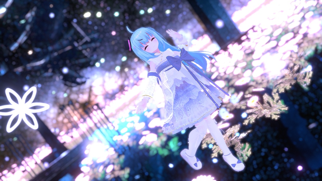 VRChat向け衣装 華裙子 【39アバター対応】