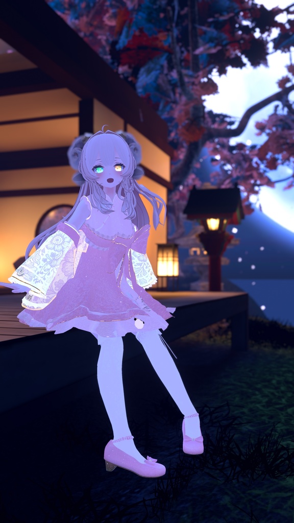 VRChat向け衣装 華裙子 【39アバター対応】