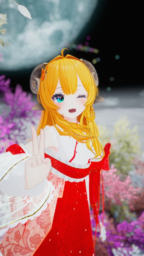 VRChat向け衣装 華裙子 【39アバター対応】