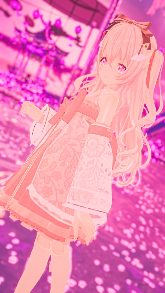 VRChat向け衣装 華裙子 【39アバター対応】