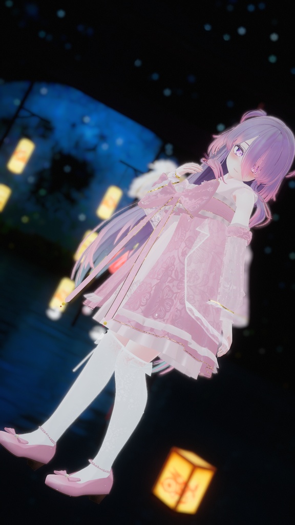 VRChat向け衣装 華裙子 【39アバター対応】