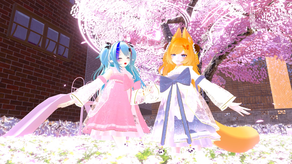 VRChat向け衣装 華裙子 【39アバター対応】