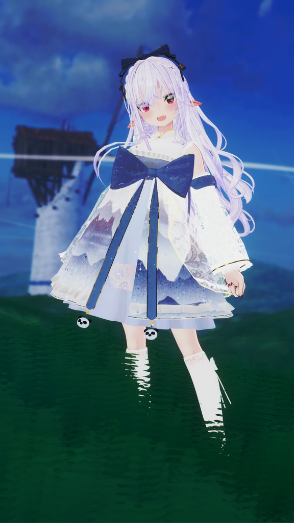 VRChat向け衣装 華裙子 【39アバター対応】