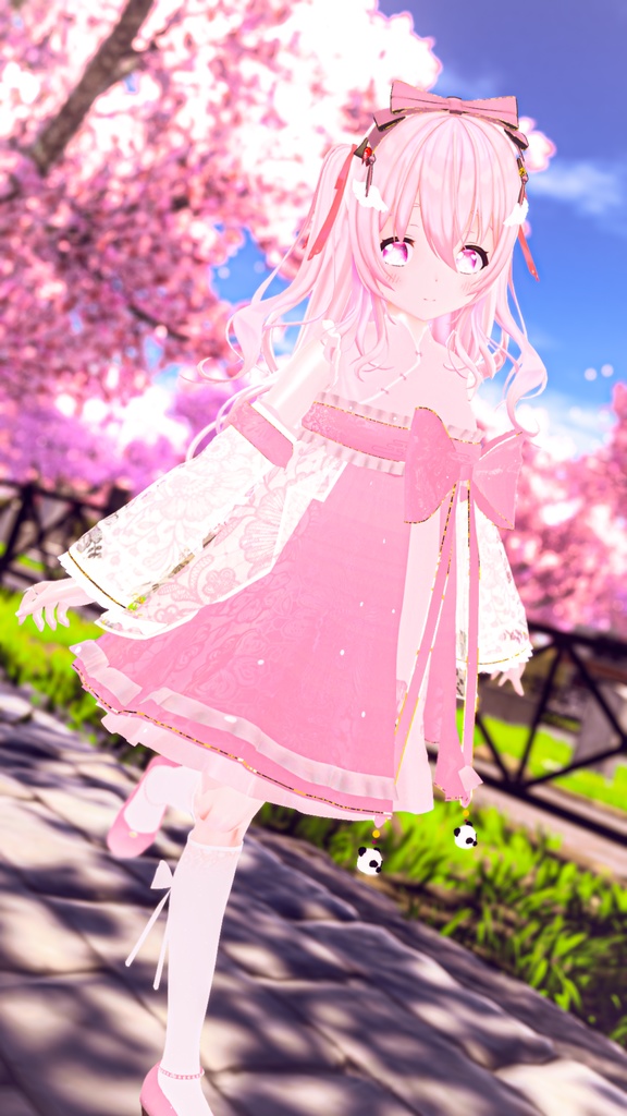 VRChat向け衣装 華裙子 【39アバター対応】