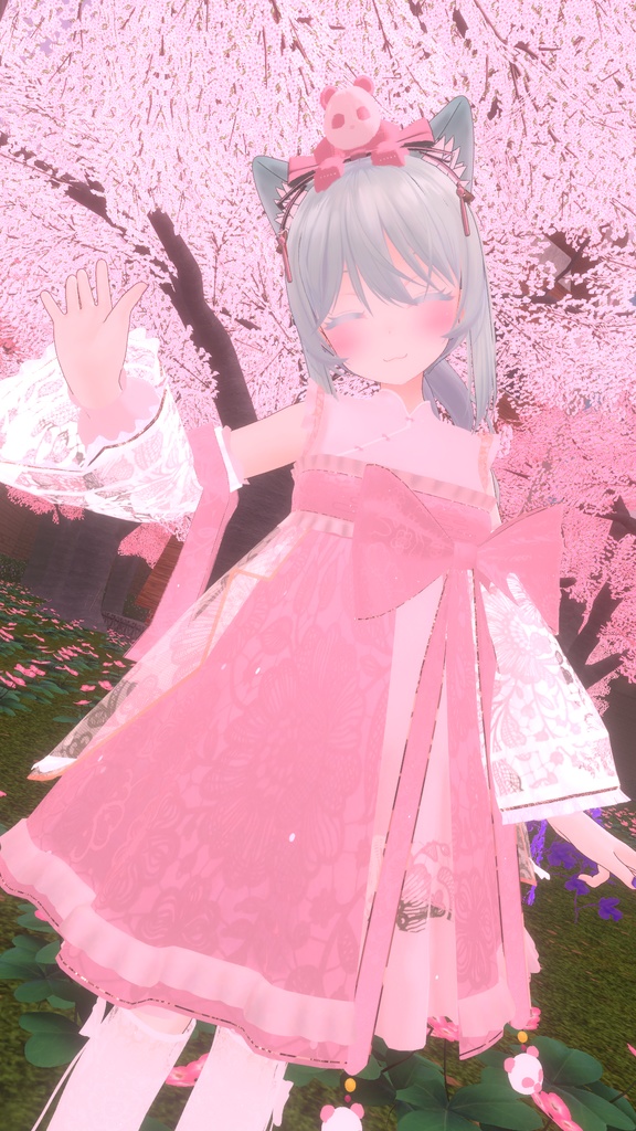 VRChat向け衣装 華裙子 【39アバター対応】