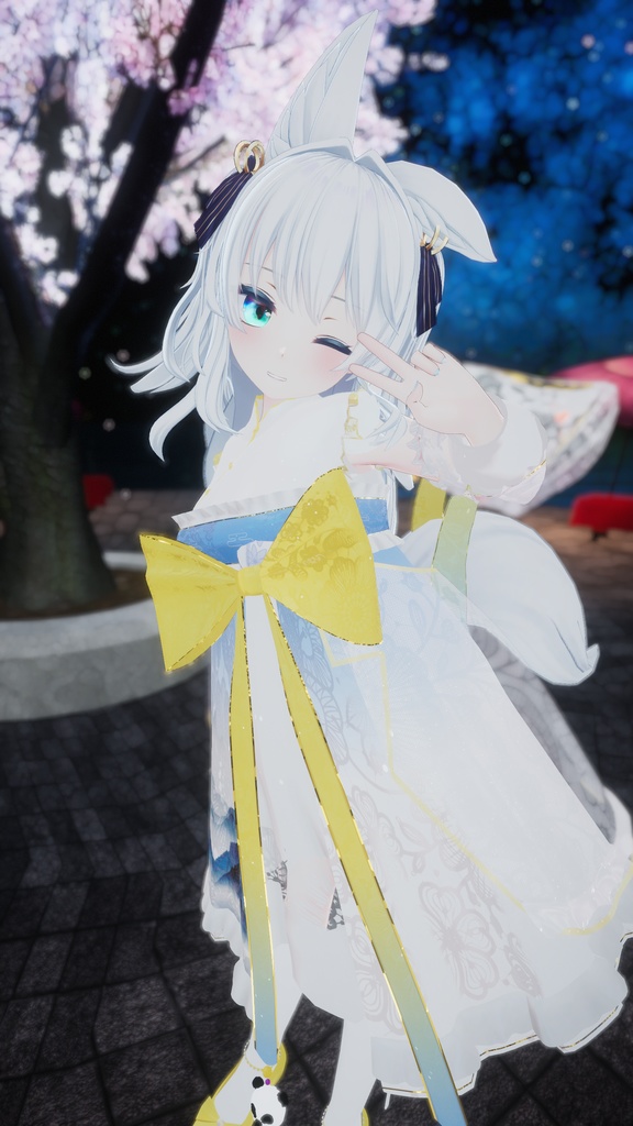 VRChat向け衣装 華裙子 【39アバター対応】