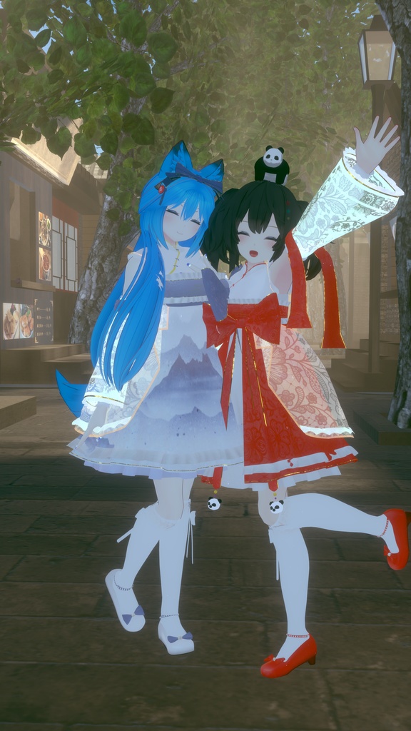 VRChat向け衣装 華裙子 【39アバター対応】