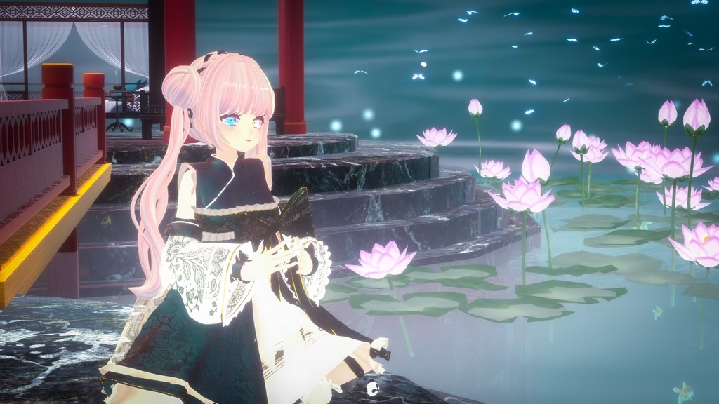 VRChat向け衣装 華裙子 【39アバター対応】