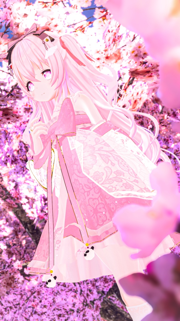 VRChat向け衣装 華裙子 【39アバター対応】