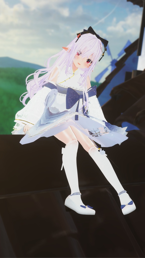 VRChat向け衣装 華裙子 【39アバター対応】