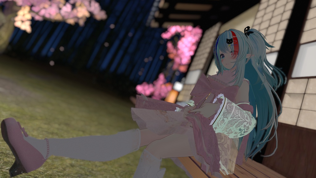 VRChat向け衣装 華裙子 【39アバター対応】