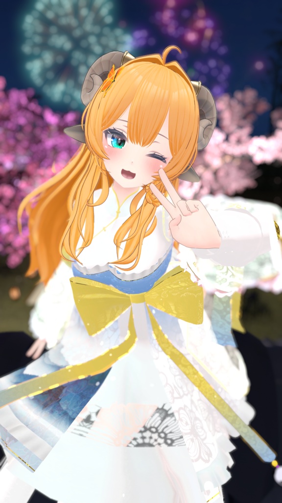 VRChat向け衣装 華裙子 【39アバター対応】