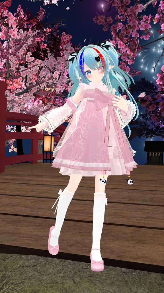 VRChat向け衣装 華裙子 【39アバター対応】