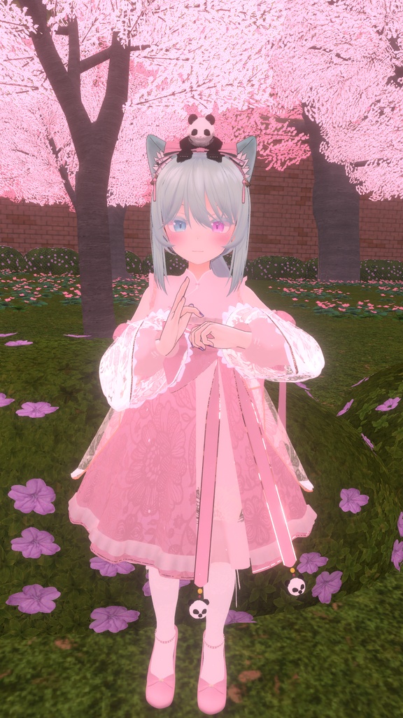 VRChat向け衣装 華裙子 【39アバター対応】