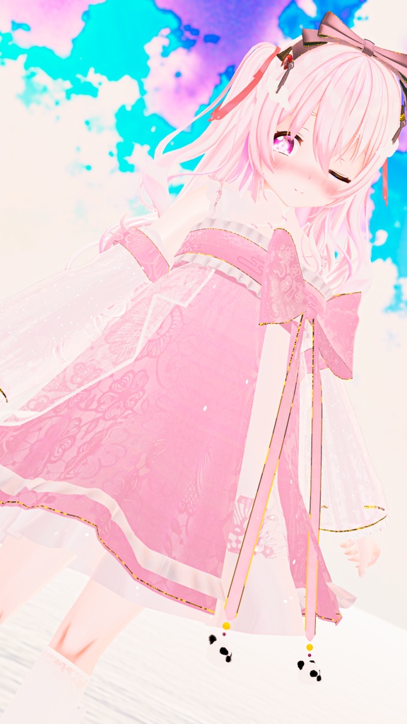 VRChat向け衣装 華裙子 【39アバター対応】