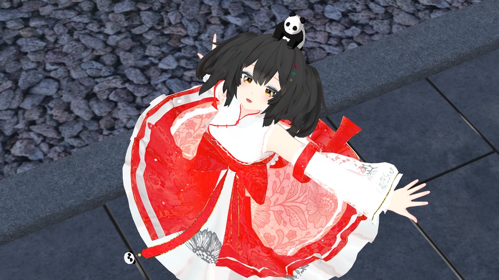 VRChat向け衣装 華裙子 【39アバター対応】