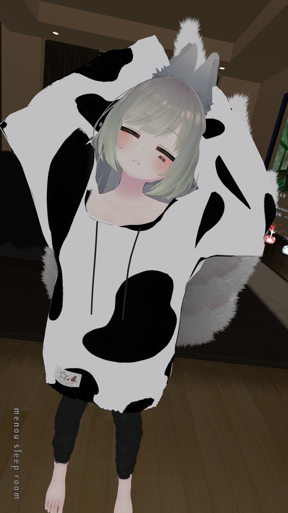 VRChat向け衣装オーバーサイズニットパーカー 【59アバター対応】