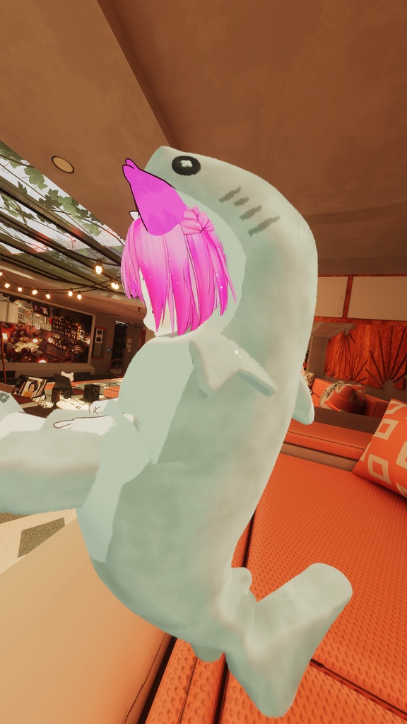 VRChat向 さめのきぐるみ(まめひなたちゃん用 )