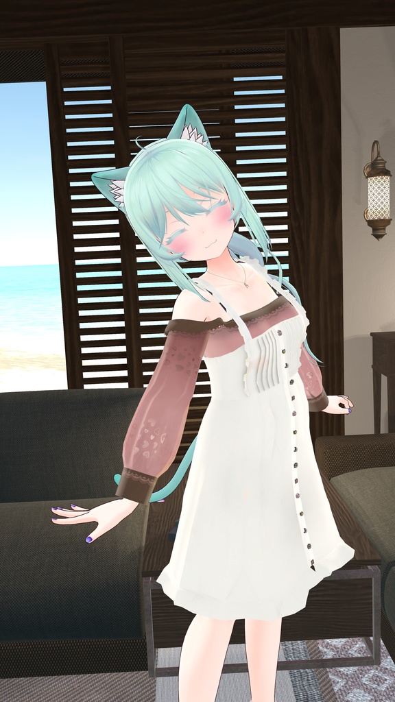 47アバター対応】ChocolatesDripping XOXO (VRChat向け衣装)