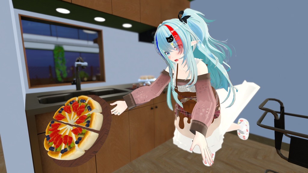 47アバター対応】ChocolatesDripping XOXO (VRChat向け衣装)