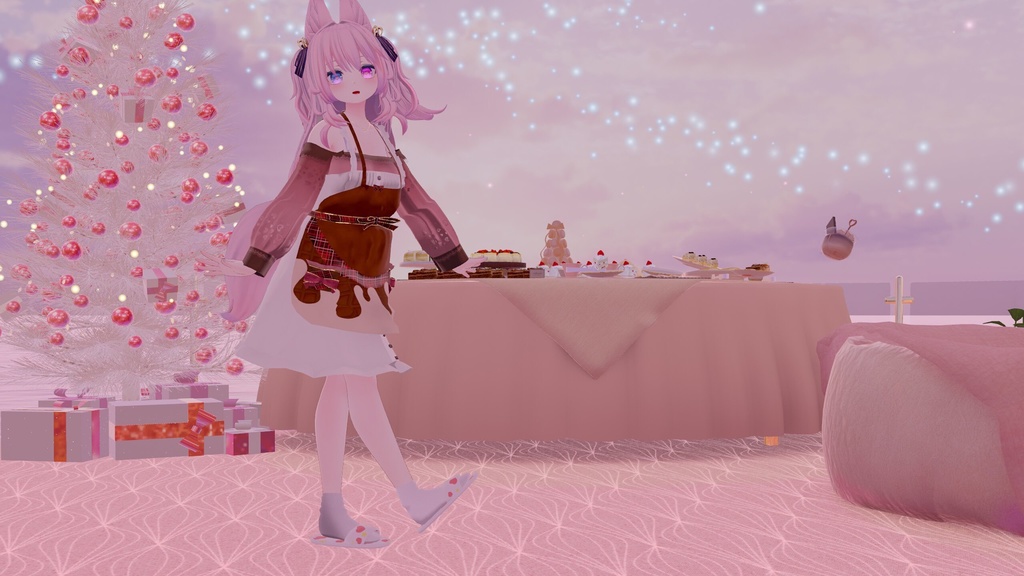 47アバター対応】ChocolatesDripping XOXO (VRChat向け衣装)