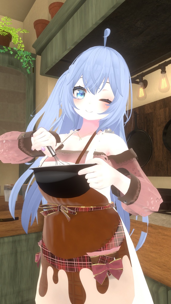 47アバター対応】ChocolatesDripping XOXO (VRChat向け衣装)