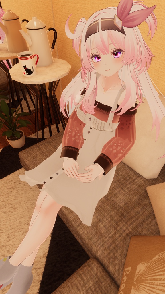 47アバター対応】ChocolatesDripping XOXO (VRChat向け衣装)