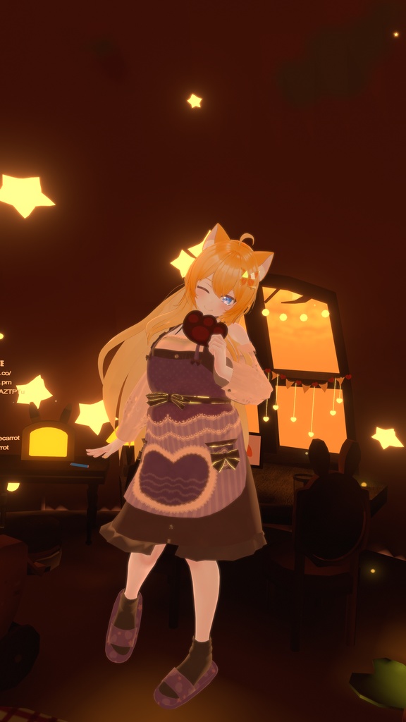 47アバター対応】ChocolatesDripping XOXO (VRChat向け衣装)