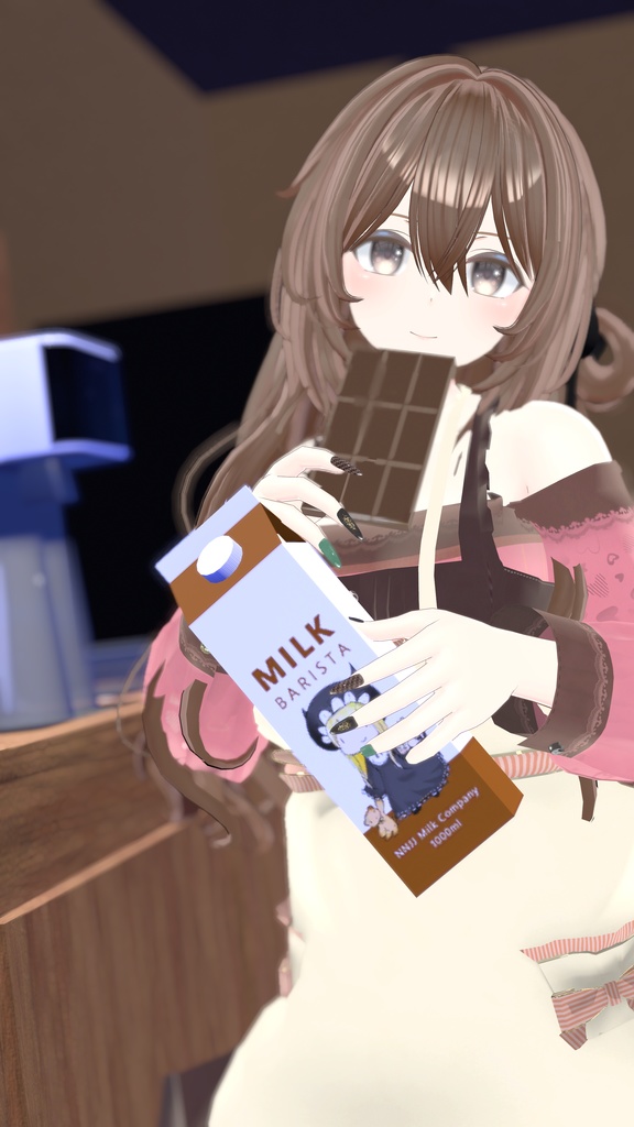 47アバター対応】ChocolatesDripping XOXO (VRChat向け衣装)