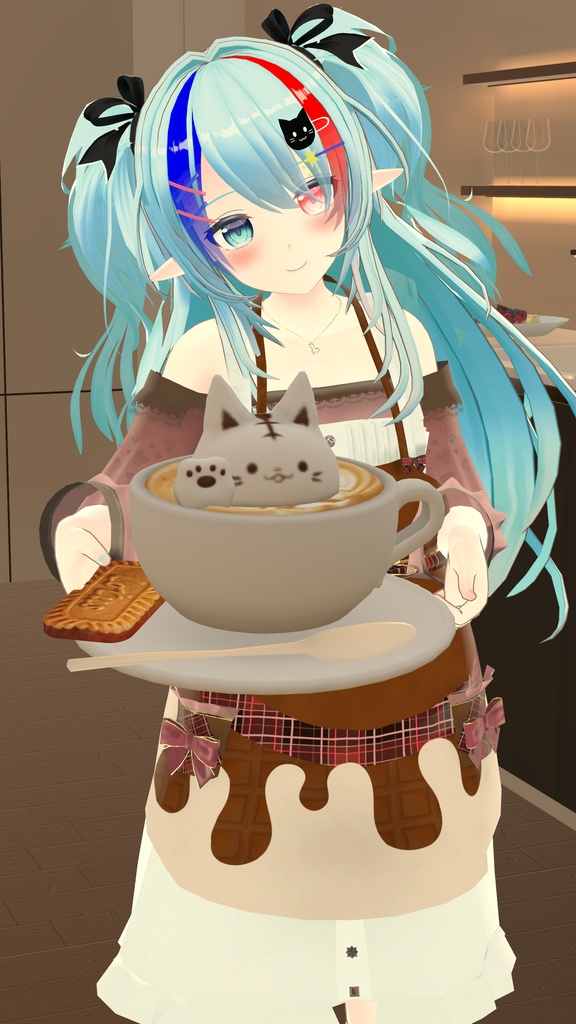 47アバター対応】ChocolatesDripping XOXO (VRChat向け衣装)