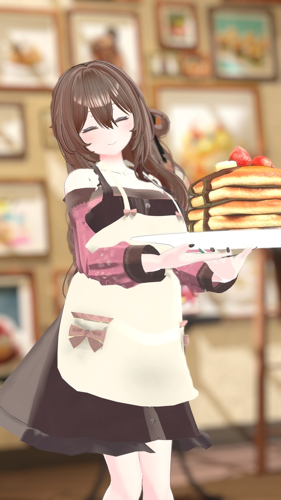 47アバター対応】ChocolatesDripping XOXO (VRChat向け衣装)