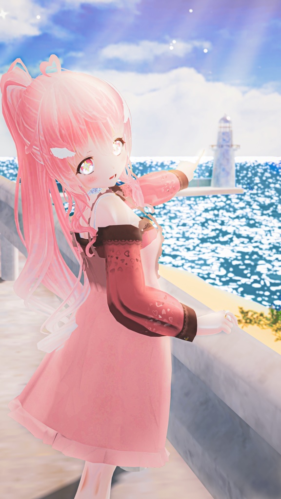 47アバター対応】ChocolatesDripping XOXO (VRChat向け衣装)