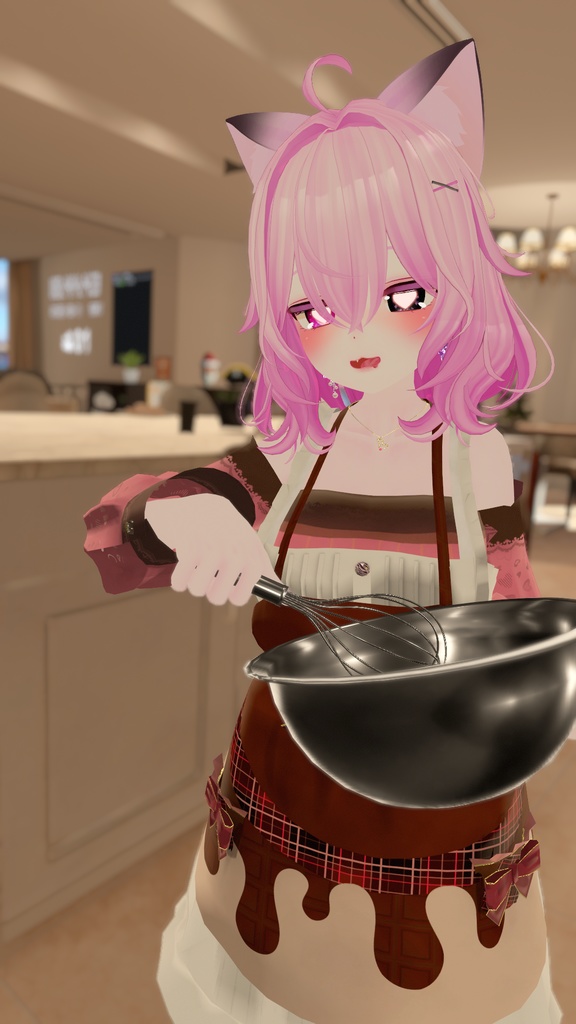47アバター対応】ChocolatesDripping XOXO (VRChat向け衣装)