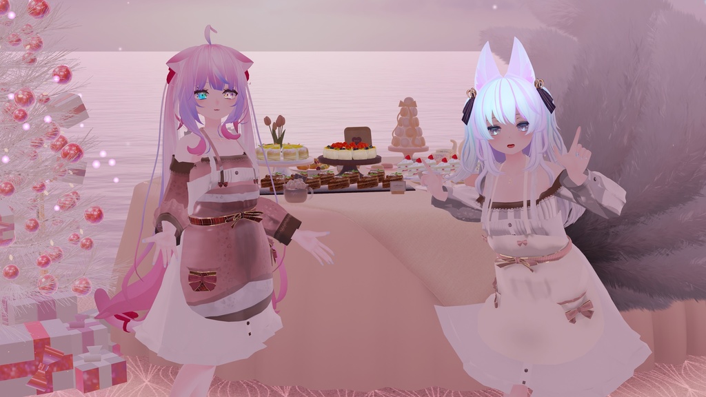 47アバター対応】ChocolatesDripping XOXO (VRChat向け衣装)