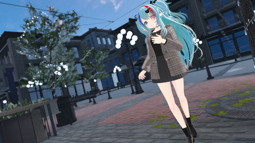 47アバター対応】ベーシックコーデ(VRChat向け衣装)