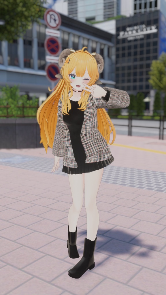 47アバター対応】ベーシックコーデ(VRChat向け衣装)