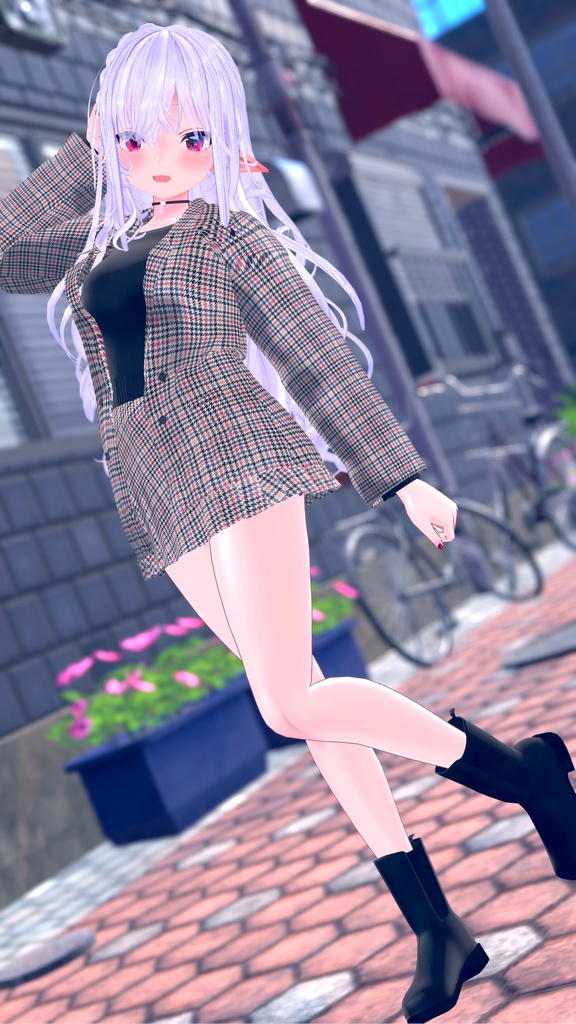 47アバター対応】ベーシックコーデ(VRChat向け衣装)