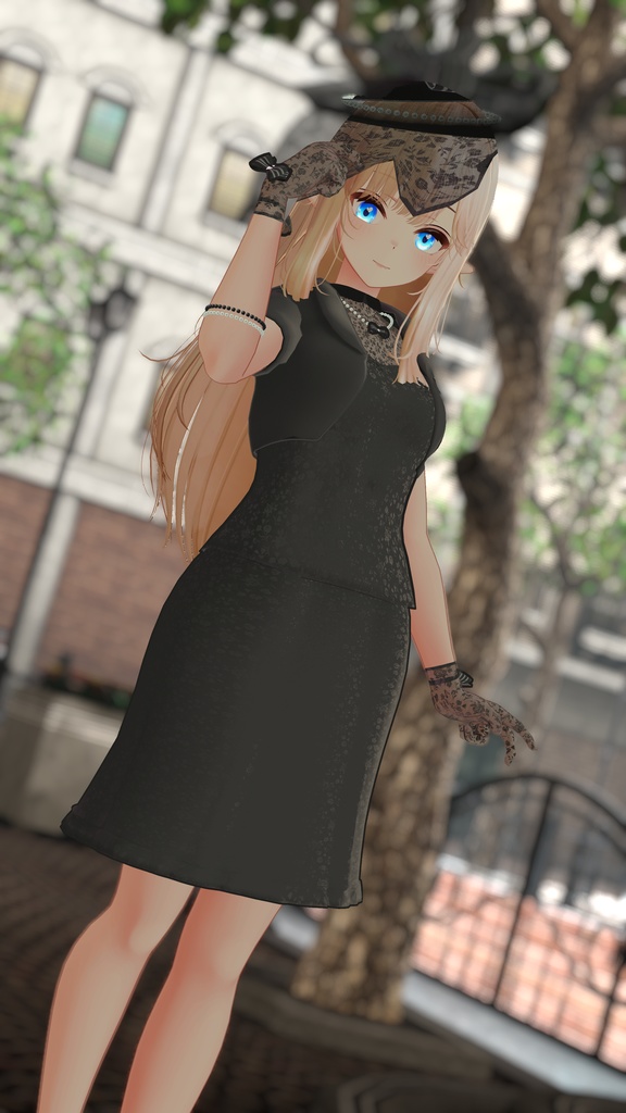 41 avatar compatible Black Formal (costume for VRChat)