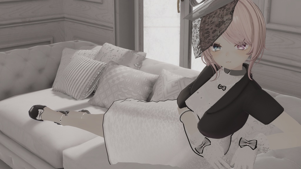 41アバター対応 ブラックフォーマル(VRChat向け衣装)