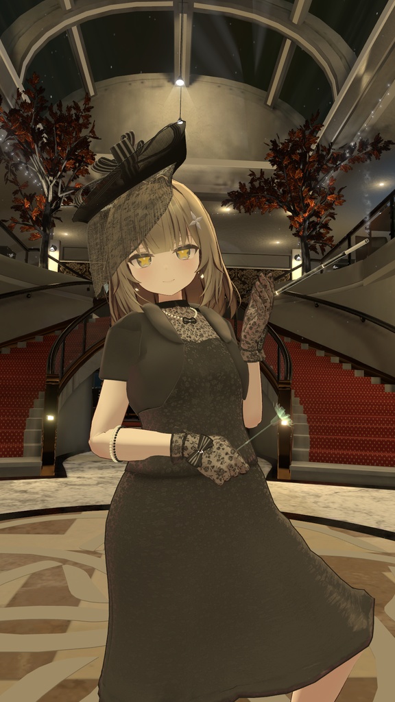 41アバター対応 ブラックフォーマル(VRChat向け衣装)