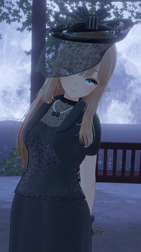 41アバター対応 ブラックフォーマル(VRChat向け衣装)