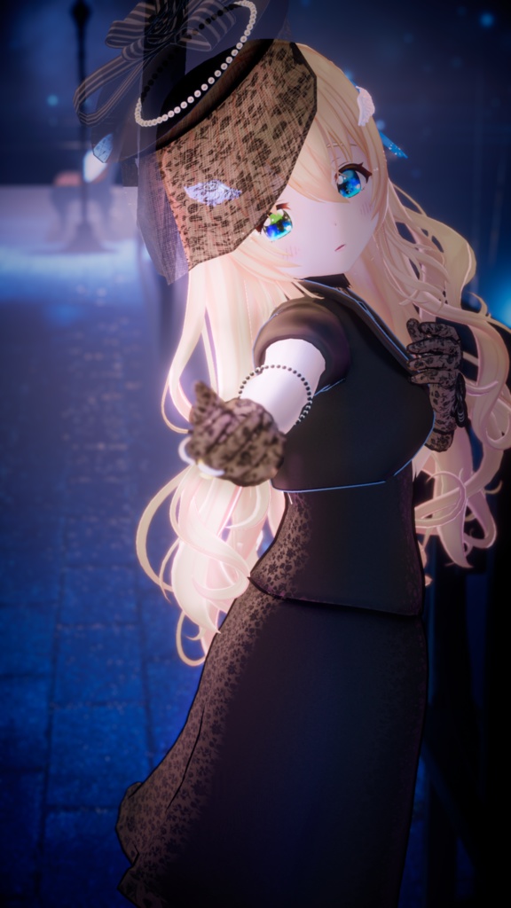 41アバター対応 ブラックフォーマル(VRChat向け衣装)