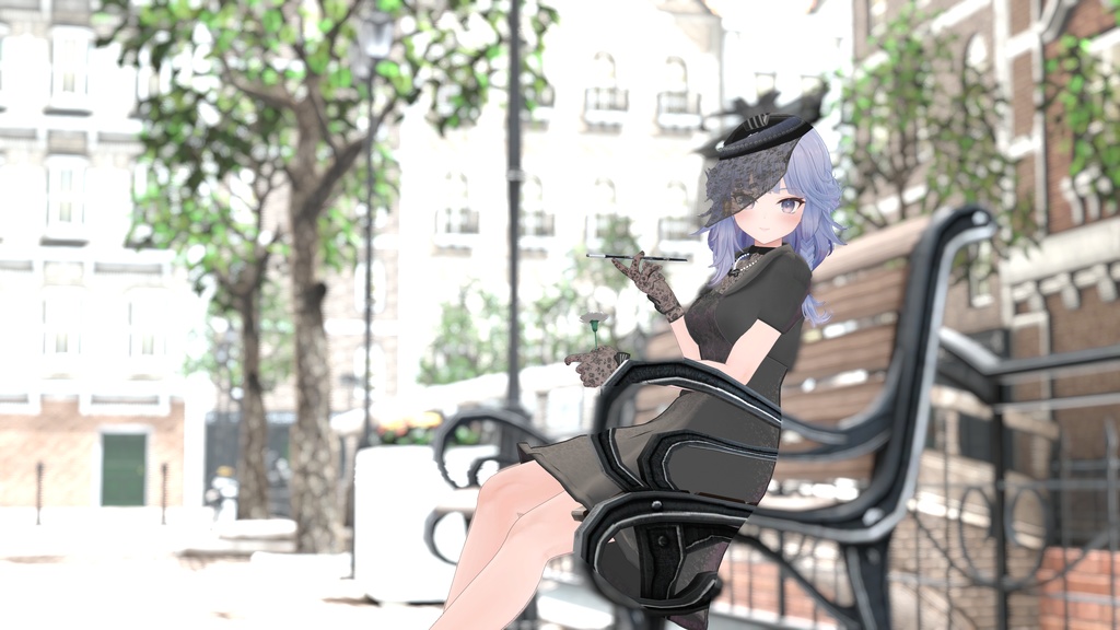 41アバター対応 ブラックフォーマル(VRChat向け衣装)