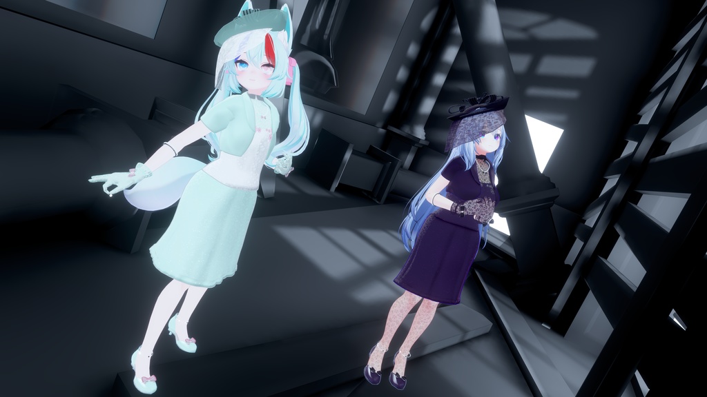 41アバター対応 ブラックフォーマル(VRChat向け衣装)