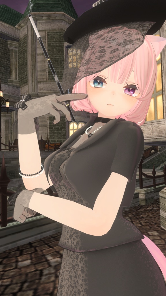 41アバター対応 ブラックフォーマル(VRChat向け衣装)