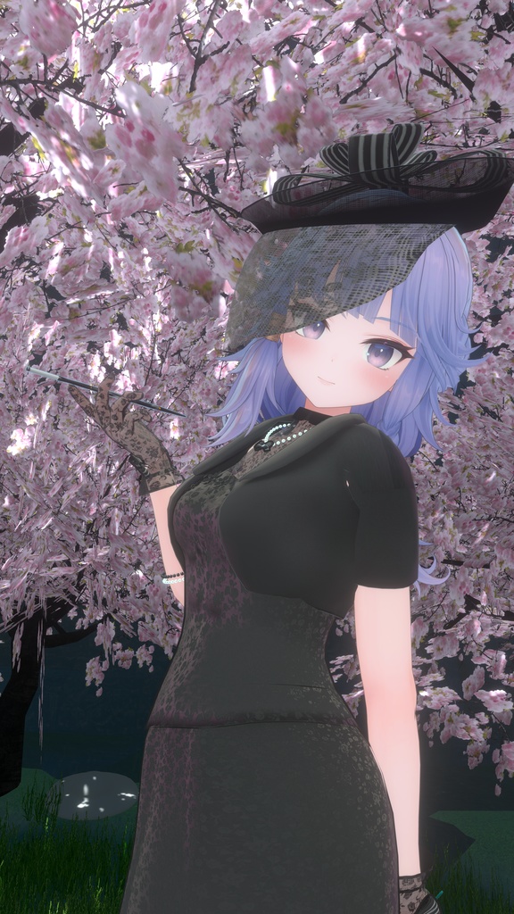 41アバター対応 ブラックフォーマル(VRChat向け衣装)